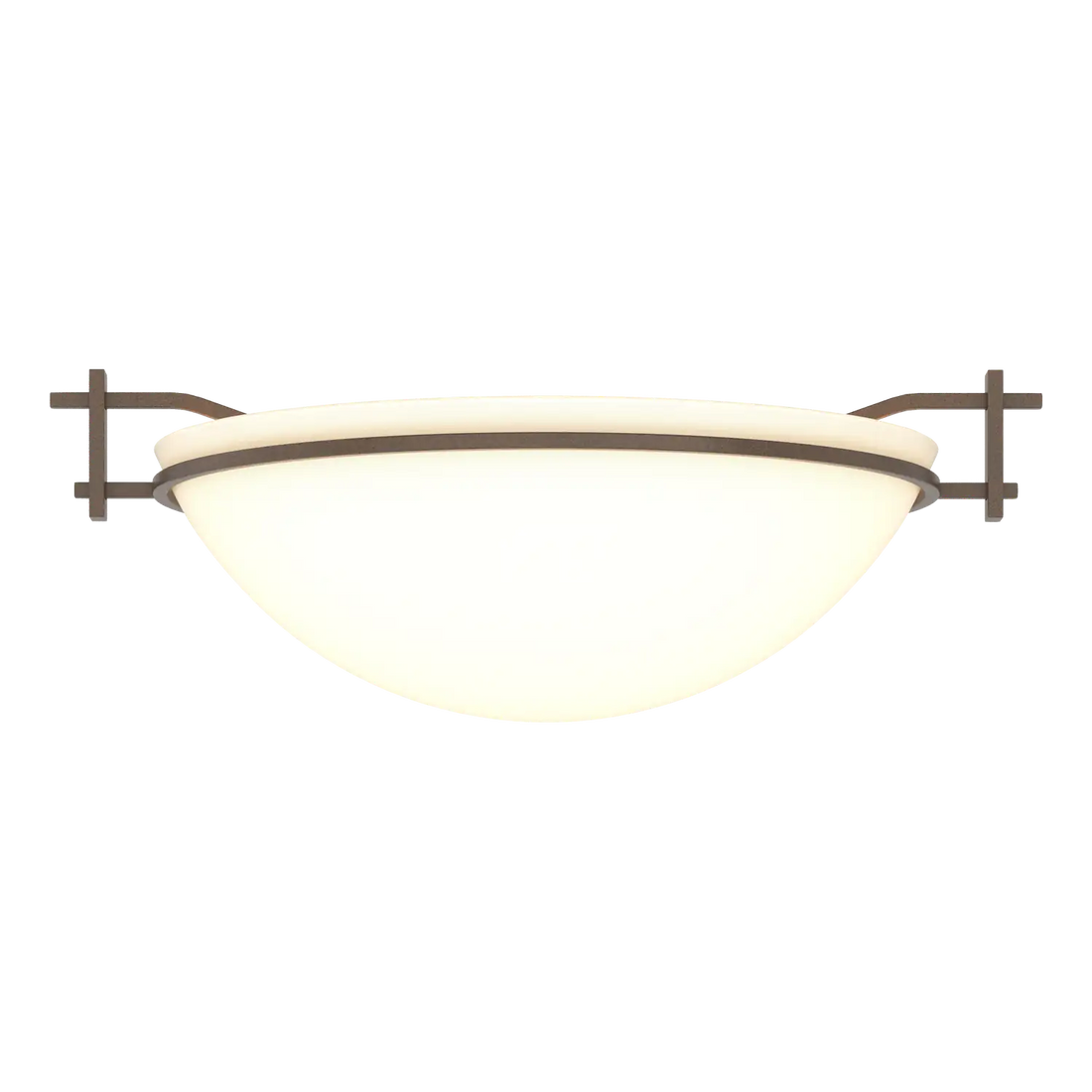 HUBBARDTON FORGE, MOONBAND SEMI-FLUSH, SEMI FLUSH MOUNT LIGHT