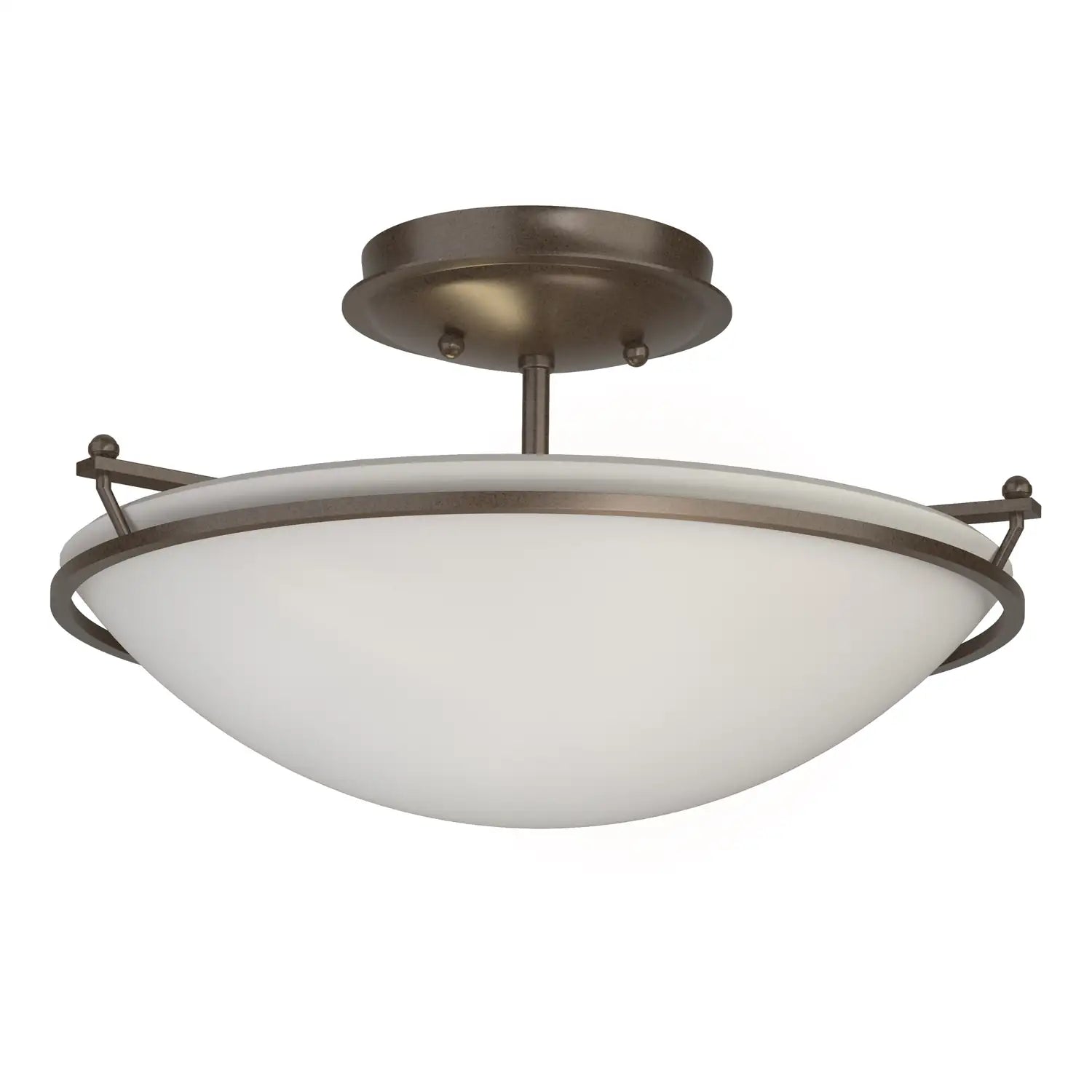 Hubbardton Forge, Plain Semi-Flush, SEMI FLUSH MOUNT LIGHT