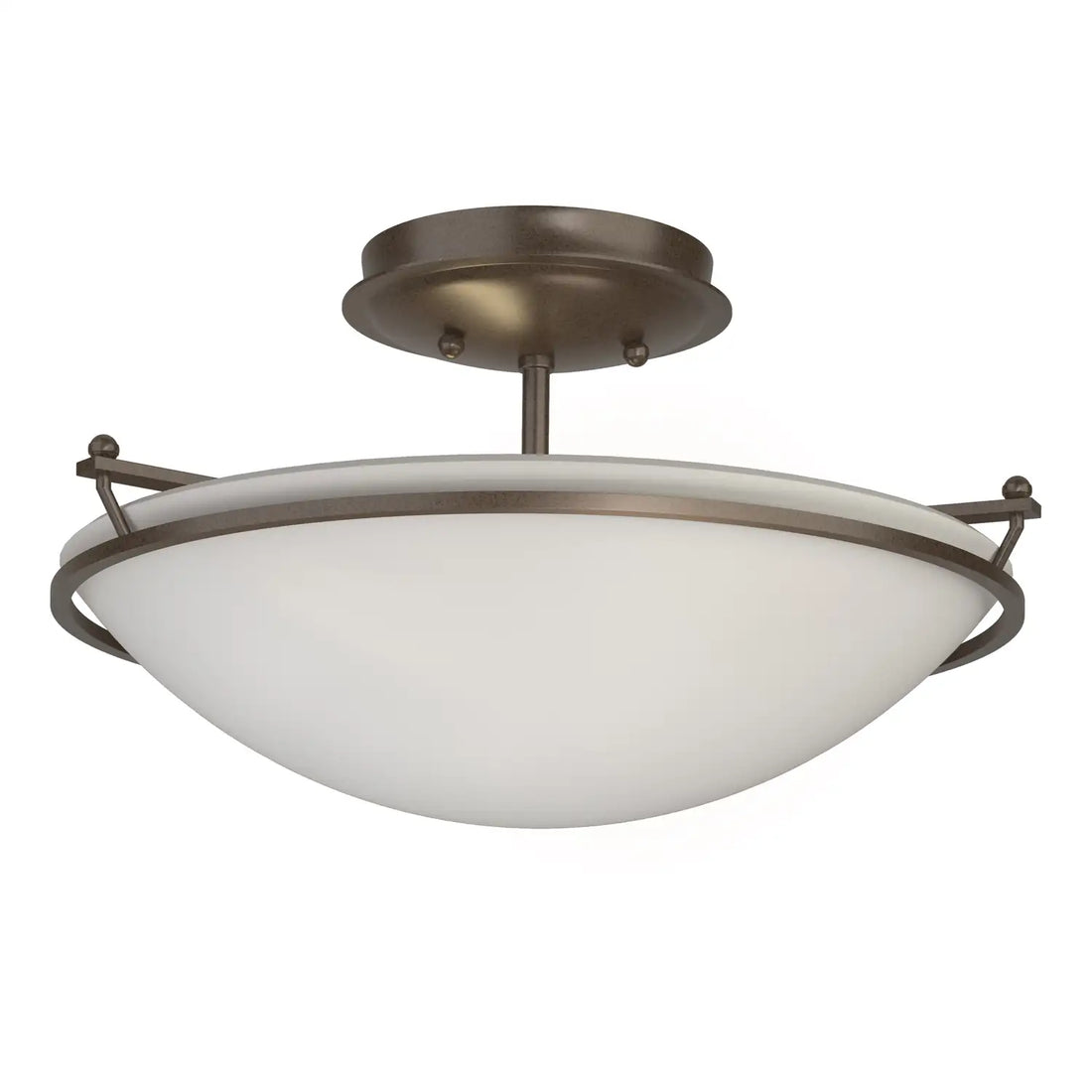 HUBBARDTON FORGE, PLAIN SEMI-FLUSH, SEMI FLUSH MOUNT LIGHT