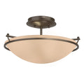 Hubbardton Forge, Plain Semi-Flush, SEMI FLUSH MOUNT LIGHT