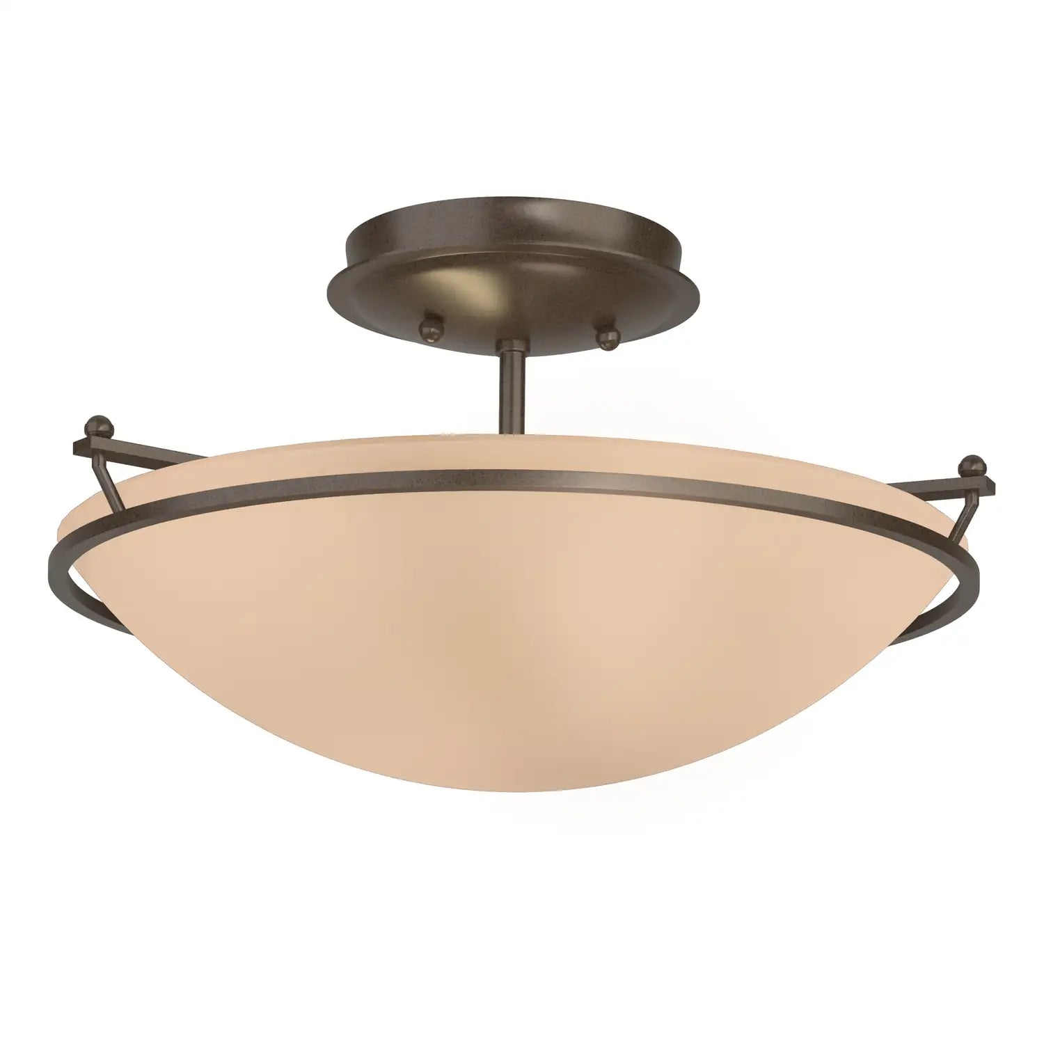 Hubbardton Forge, Plain Semi-Flush, SEMI FLUSH MOUNT LIGHT