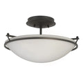 Hubbardton Forge, Plain Semi-Flush, SEMI FLUSH MOUNT LIGHT