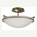 Hubbardton Forge, Plain Semi-Flush, SEMI FLUSH MOUNT LIGHT