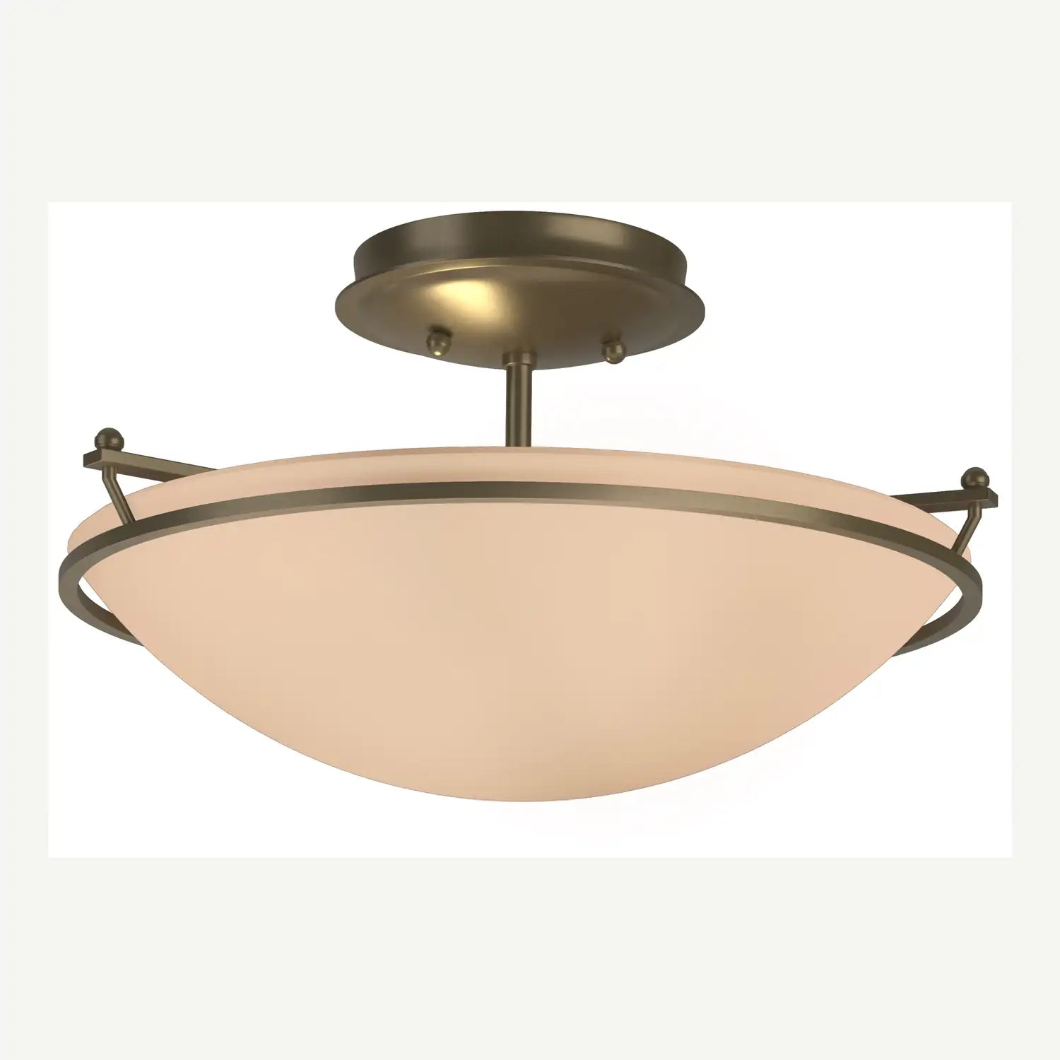 Hubbardton Forge, Plain Semi-Flush, SEMI FLUSH MOUNT LIGHT