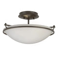 Hubbardton Forge, Plain Semi-Flush, SEMI FLUSH MOUNT LIGHT