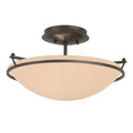 Hubbardton Forge, Plain Semi-Flush, SEMI FLUSH MOUNT LIGHT