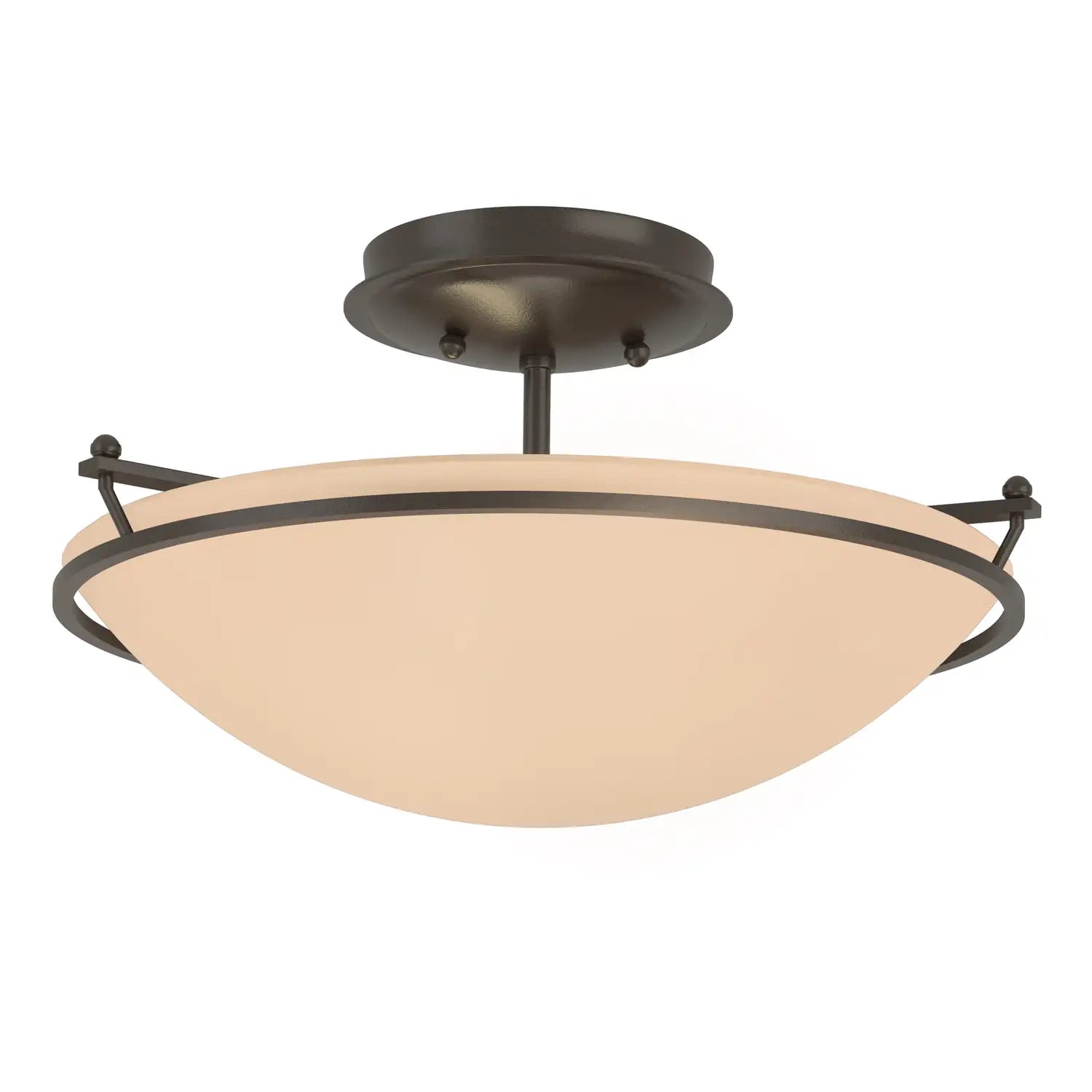 Hubbardton Forge, Plain Semi-Flush, SEMI FLUSH MOUNT LIGHT
