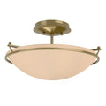 Hubbardton Forge, Plain Semi-Flush, SEMI FLUSH MOUNT LIGHT