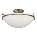 Hubbardton Forge, Plain Semi-Flush, SEMI FLUSH MOUNT LIGHT