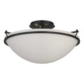 Hubbardton Forge, Plain Semi-Flush, SEMI FLUSH MOUNT LIGHT