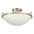 Hubbardton Forge, Plain Semi-Flush, SEMI FLUSH MOUNT LIGHT