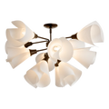 HUBBARDTON FORGE, MOBIUS SEMI-FLUSH, SEMI FLUSH MOUNT LIGHT