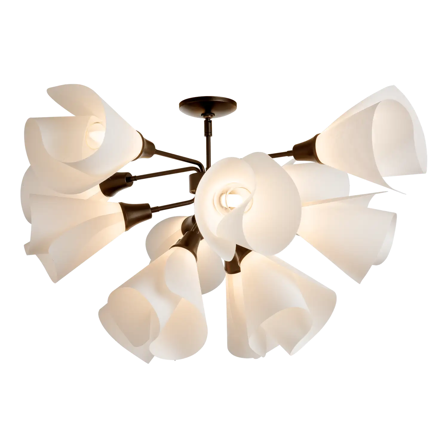 HUBBARDTON FORGE, MOBIUS SEMI-FLUSH, SEMI FLUSH MOUNT LIGHT