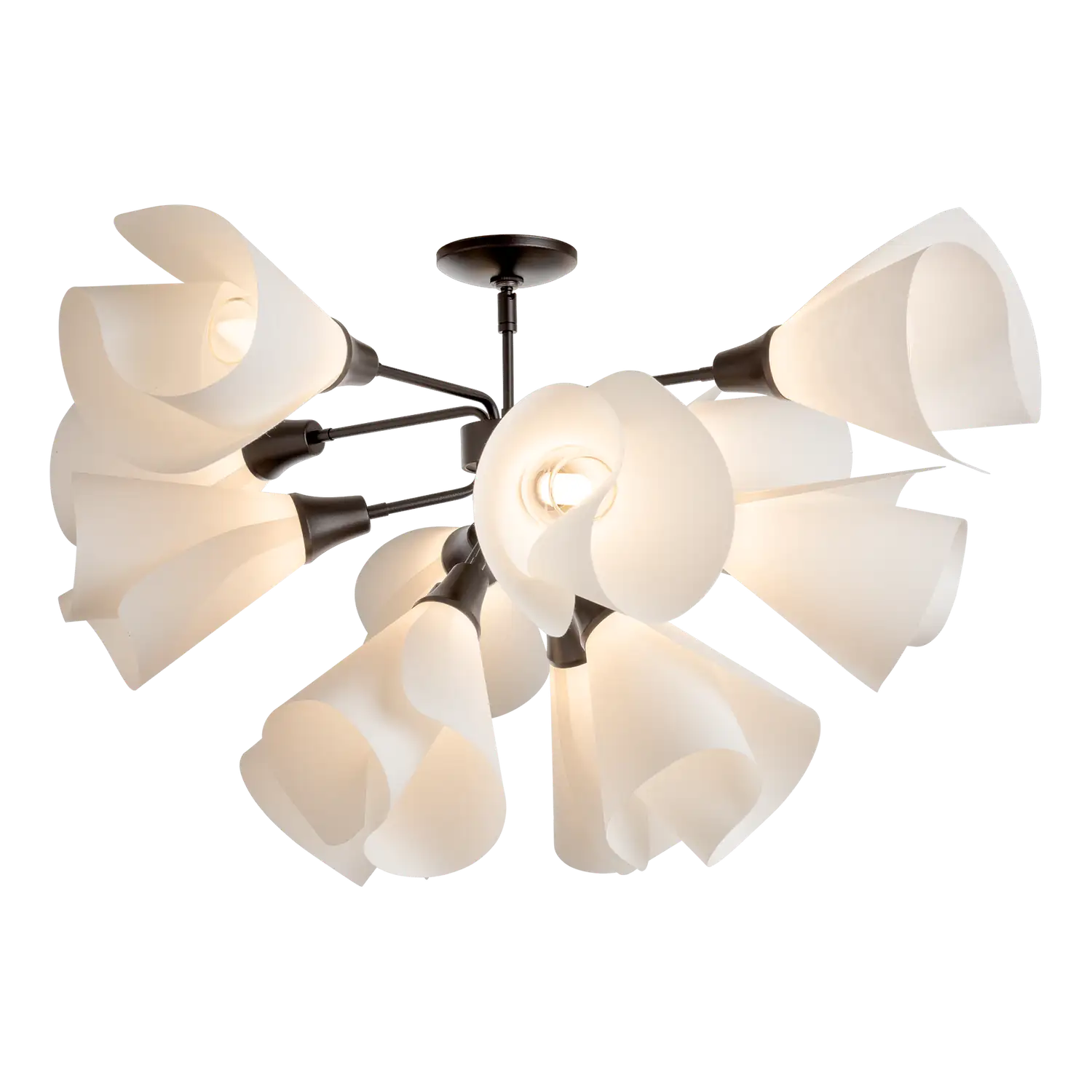 HUBBARDTON FORGE, MOBIUS SEMI-FLUSH, SEMI FLUSH MOUNT LIGHT