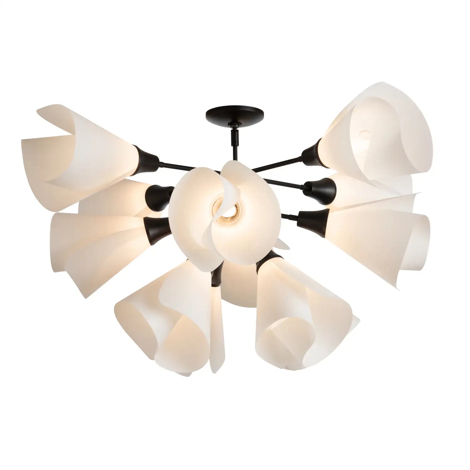 HUBBARDTON FORGE, MOBIUS SEMI-FLUSH, SEMI FLUSH MOUNT LIGHT