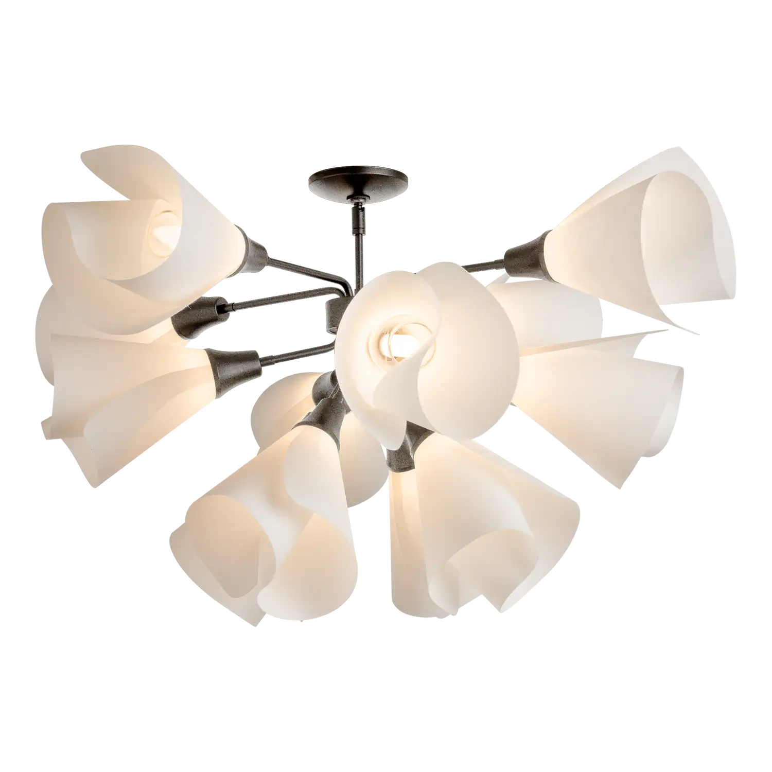 HUBBARDTON FORGE, MOBIUS SEMI-FLUSH, SEMI FLUSH MOUNT LIGHT
