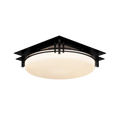 Hubbardton Forge, Banded Semi-Flush, SEMI FLUSH MOUNT LIGHT