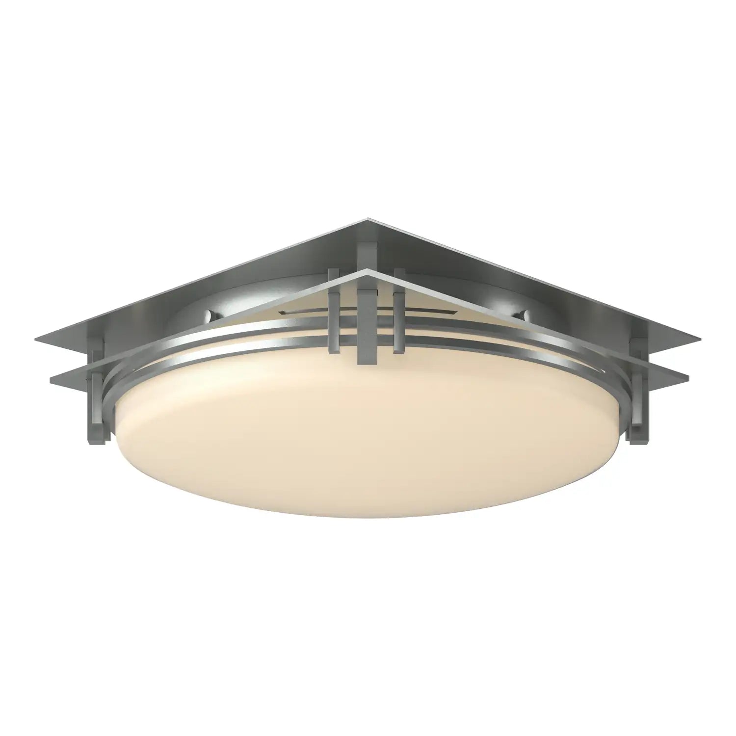 Hubbardton Forge, Banded Semi-Flush, SEMI FLUSH MOUNT LIGHT