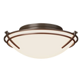 Hubbardton Forge, Presidio Tryne Flush Mount, SEMI FLUSH MOUNT LIGHT