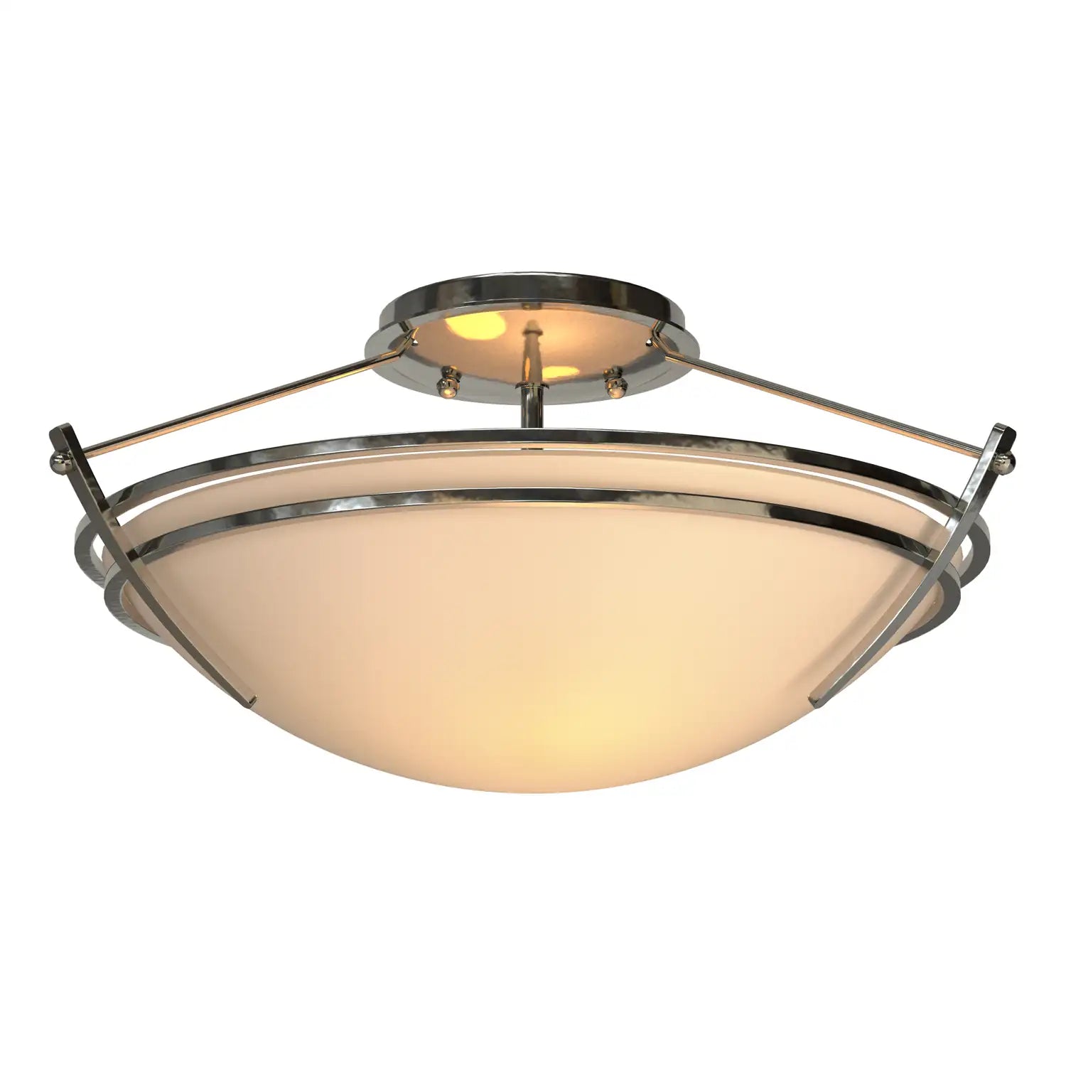 Hubbardton Forge, Presidio Tryne Semi-Flush, SEMI FLUSH MOUNT LIGHT