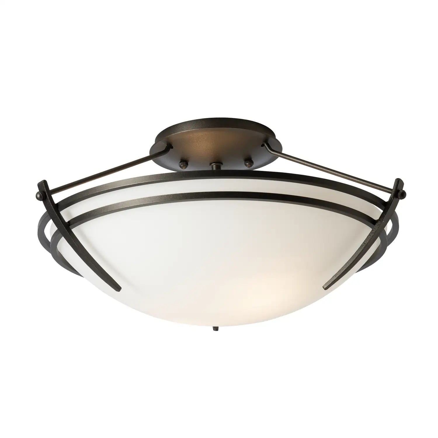 Hubbardton Forge, Presidio Tryne Semi-Flush, SEMI FLUSH MOUNT LIGHT