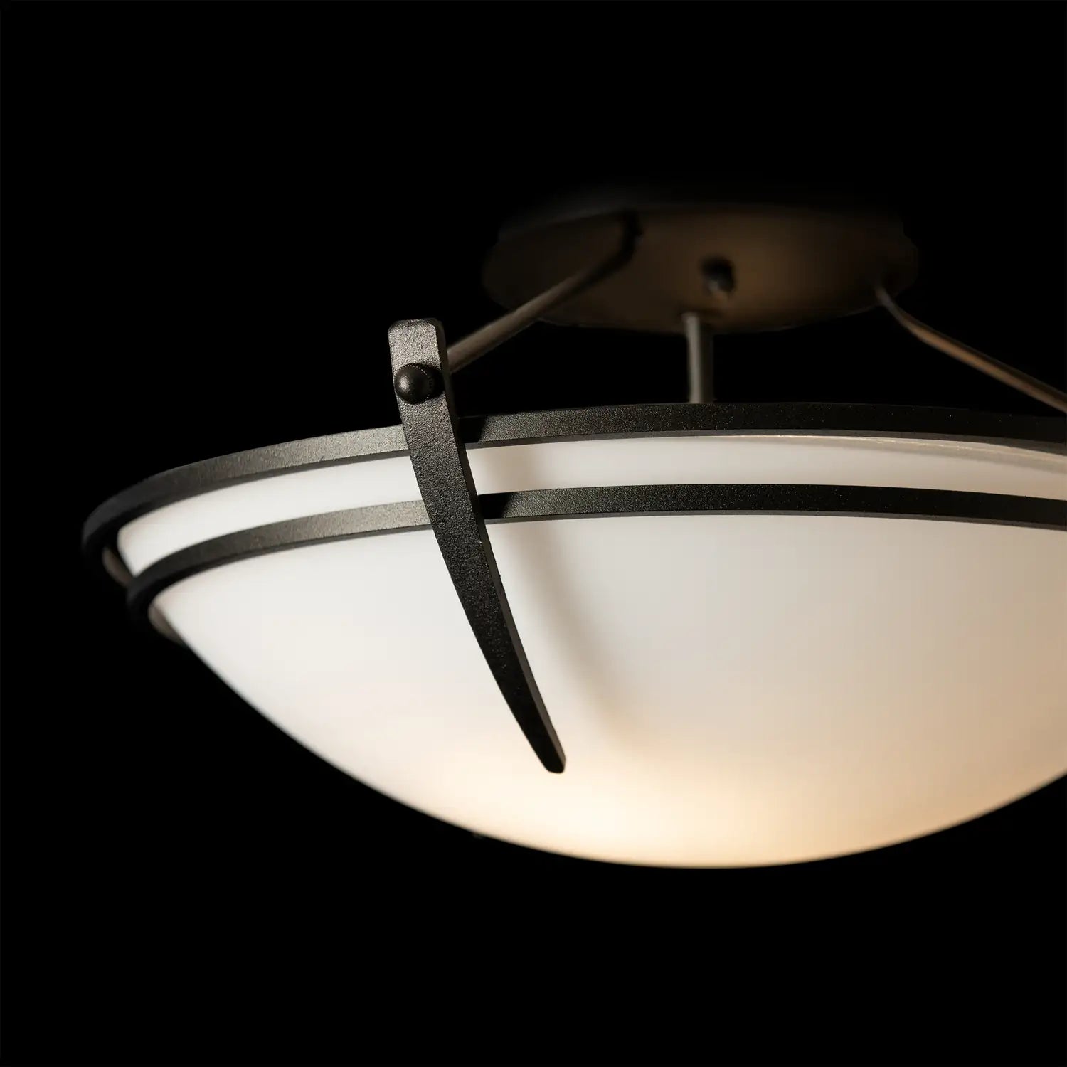 Hubbardton Forge, Presidio Tryne Semi-Flush, SEMI FLUSH MOUNT LIGHT