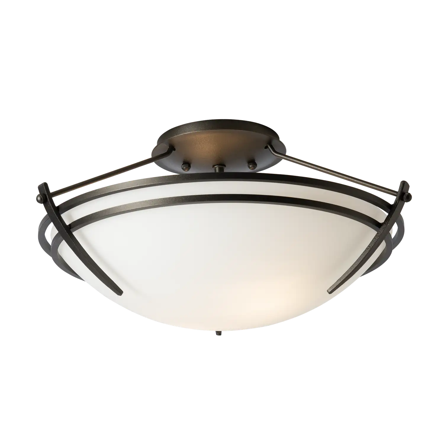 Hubbardton Forge, Presidio Tryne Semi-Flush, SEMI FLUSH MOUNT LIGHT