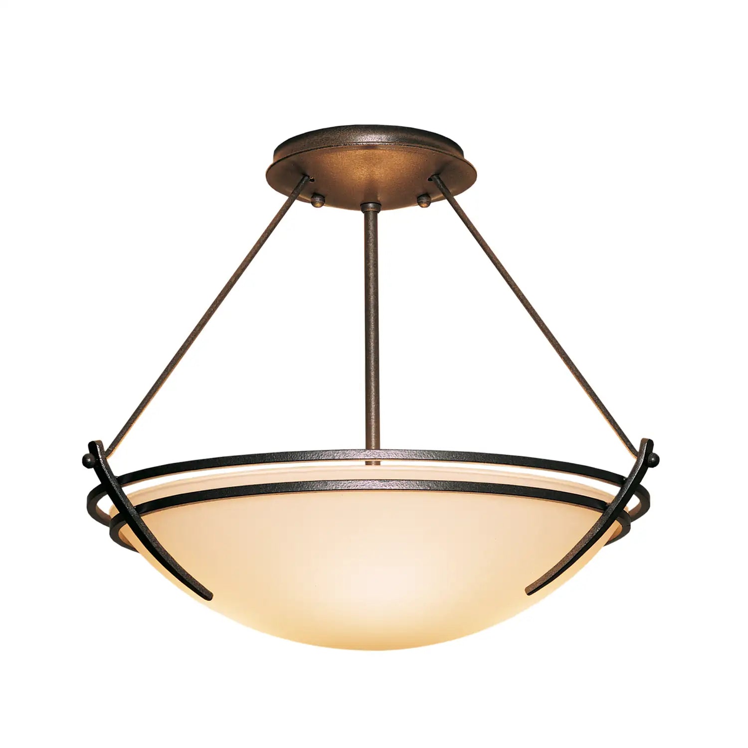 Hubbardton Forge, Presidio Tryne Semi-Flush, SEMI FLUSH MOUNT LIGHT