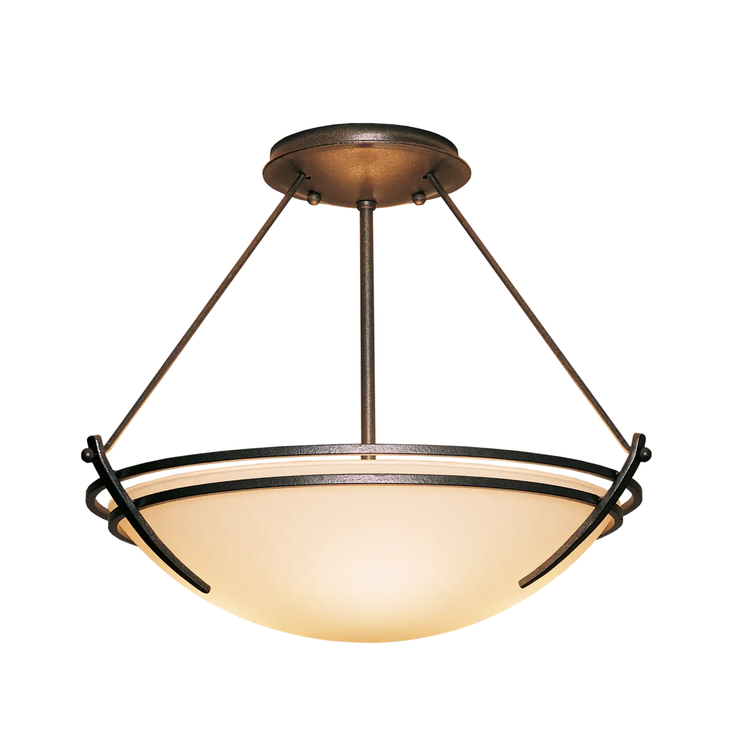 Hubbardton Forge, Presidio Tryne Semi-Flush, SEMI FLUSH MOUNT LIGHT