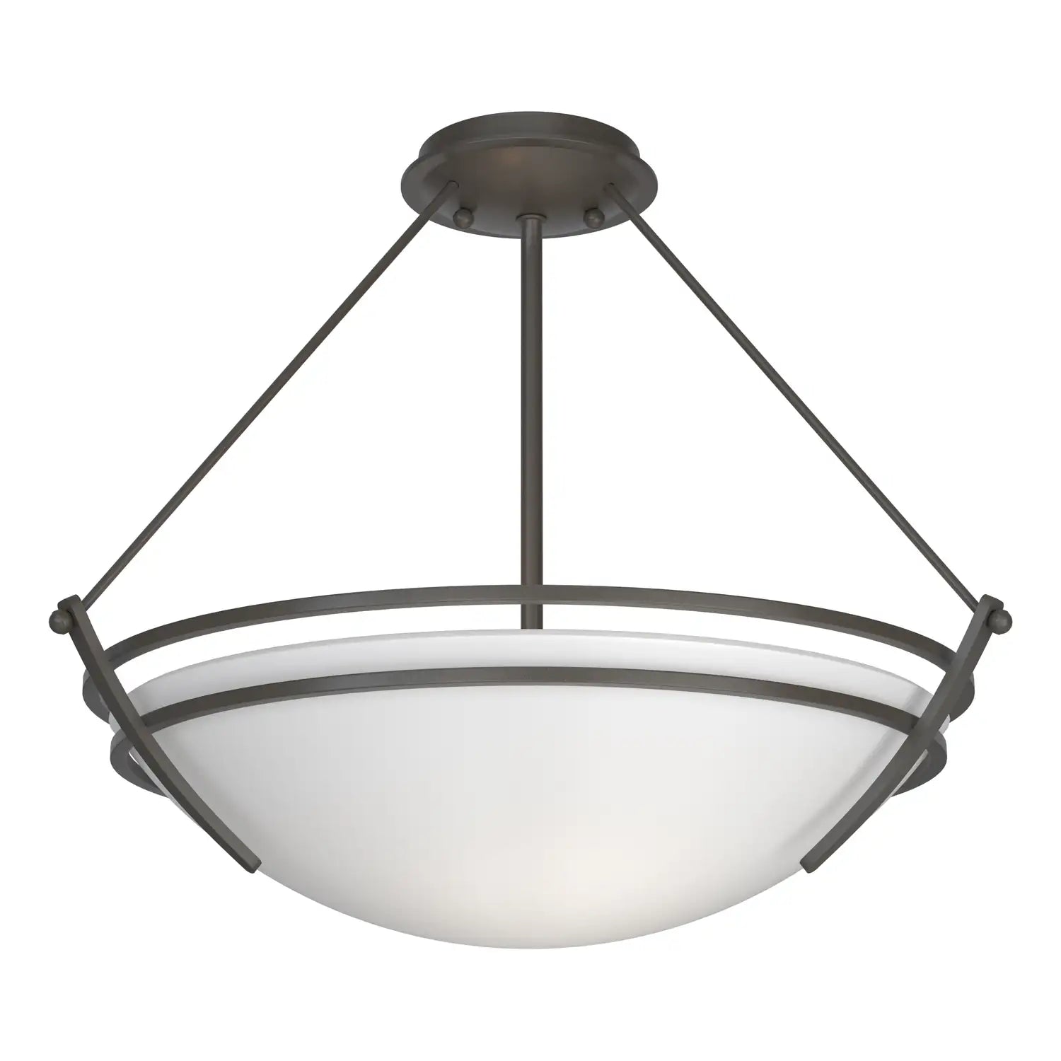 Hubbardton Forge, Presidio Tryne Semi-Flush, SEMI FLUSH MOUNT LIGHT