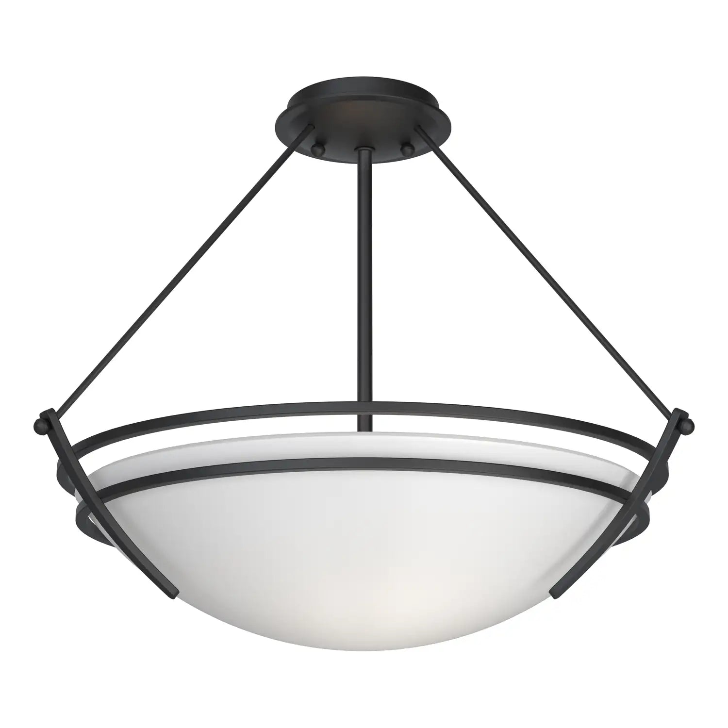 Hubbardton Forge, Presidio Tryne Semi-Flush, SEMI FLUSH MOUNT LIGHT