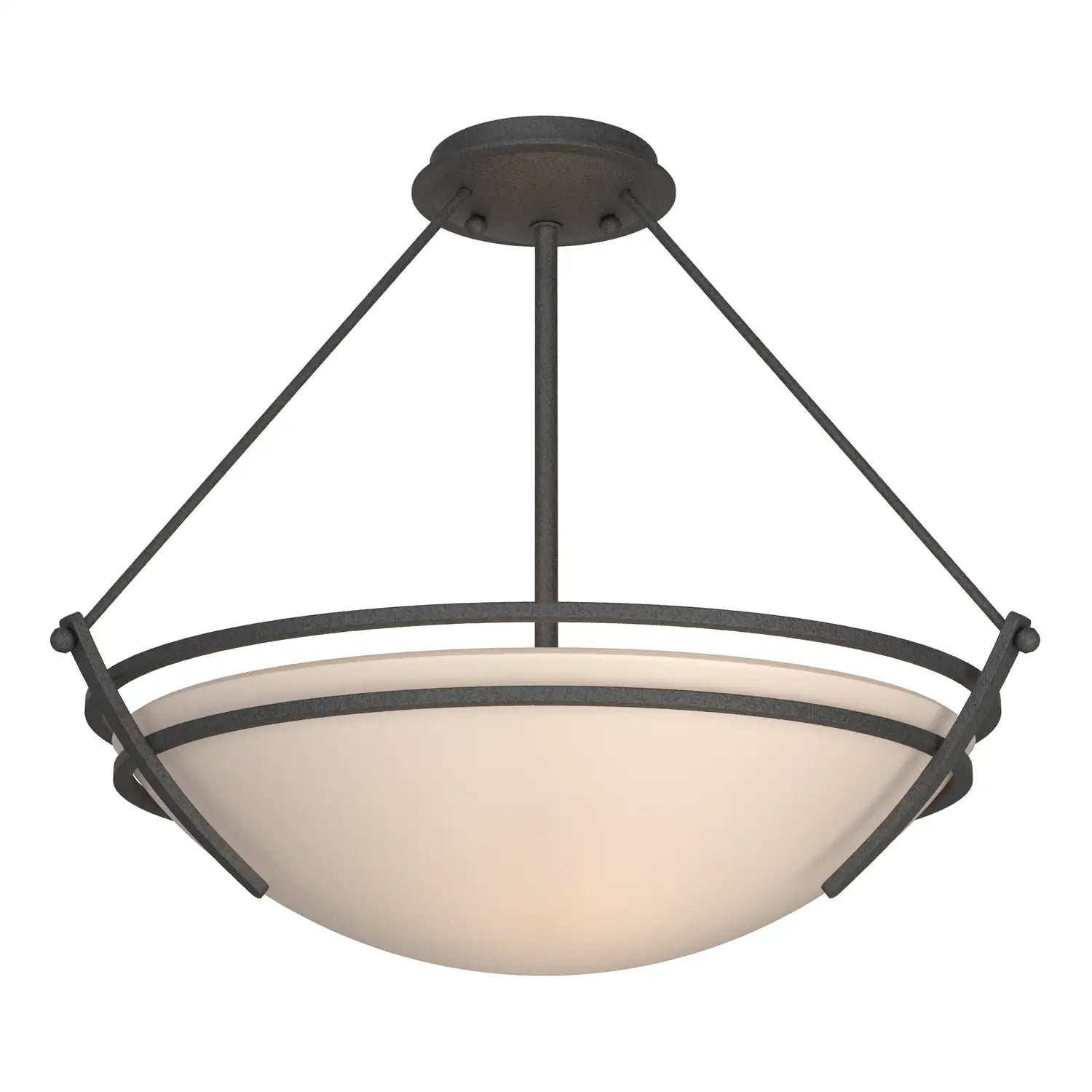 Hubbardton Forge, Presidio Tryne Semi-Flush, SEMI FLUSH MOUNT LIGHT