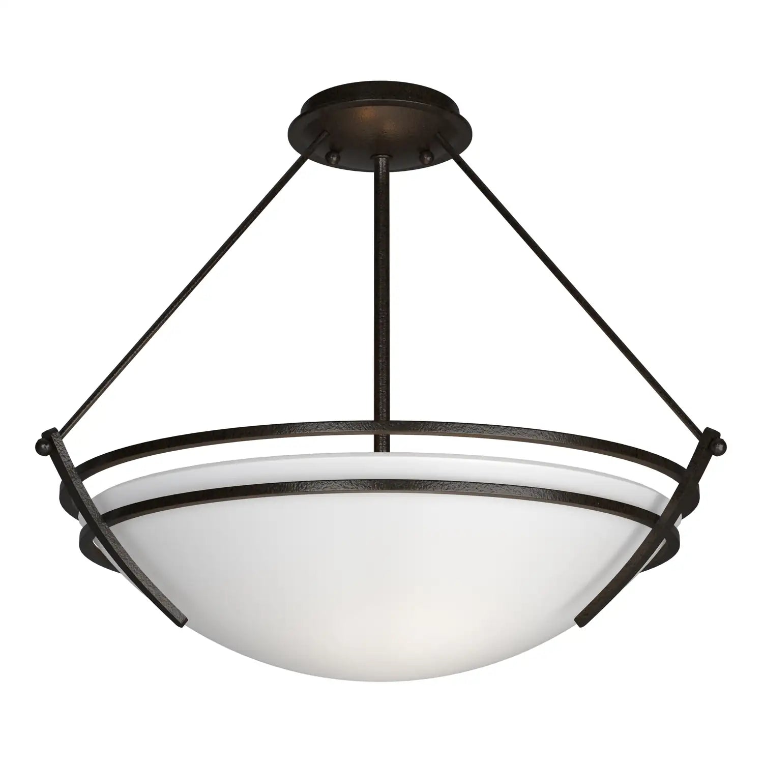 Hubbardton Forge, Presidio Tryne Semi-Flush, SEMI FLUSH MOUNT LIGHT
