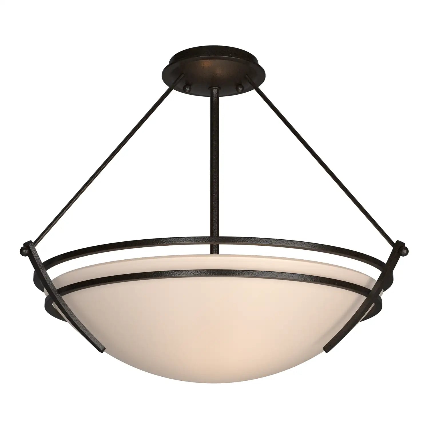 Hubbardton Forge, Presidio Tryne Semi-Flush, SEMI FLUSH MOUNT LIGHT