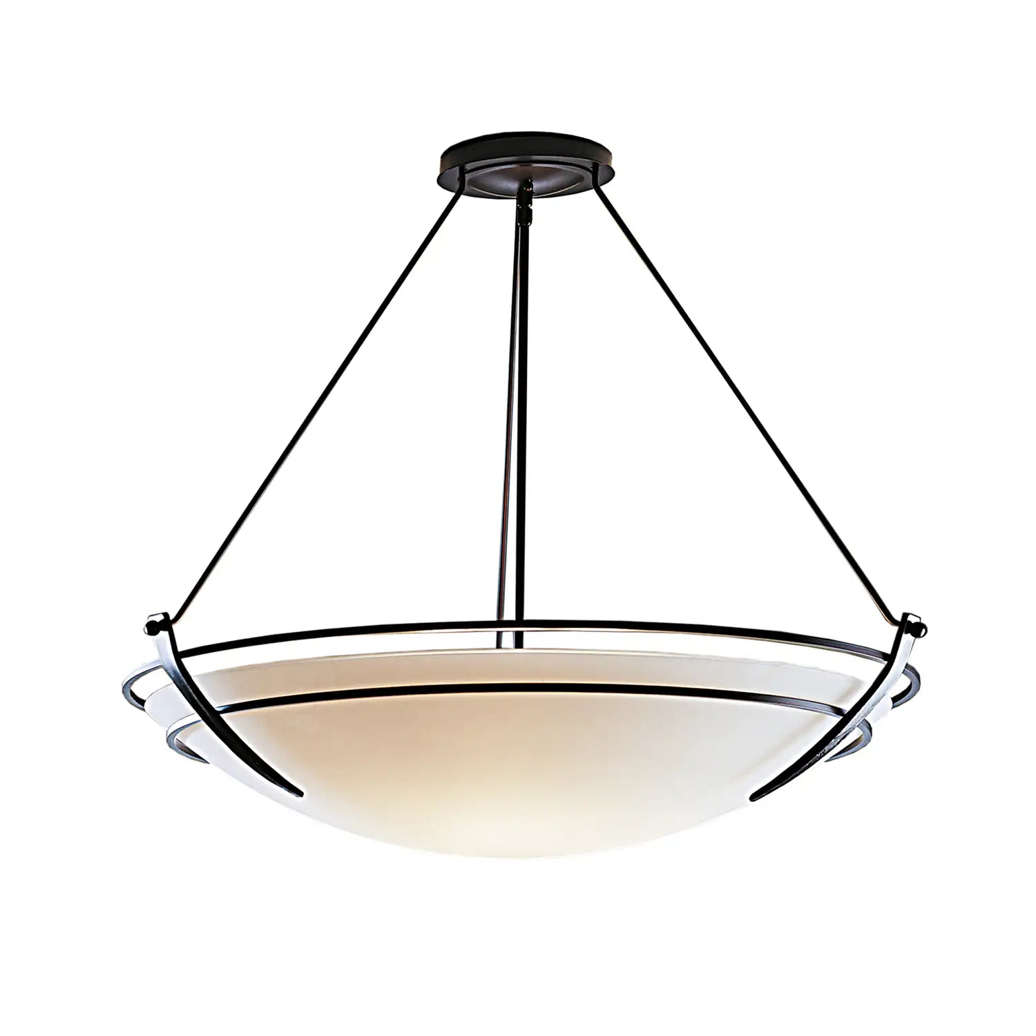 Hubbardton Forge, Presidio Tryne Semi-Flush, SEMI FLUSH MOUNT LIGHT