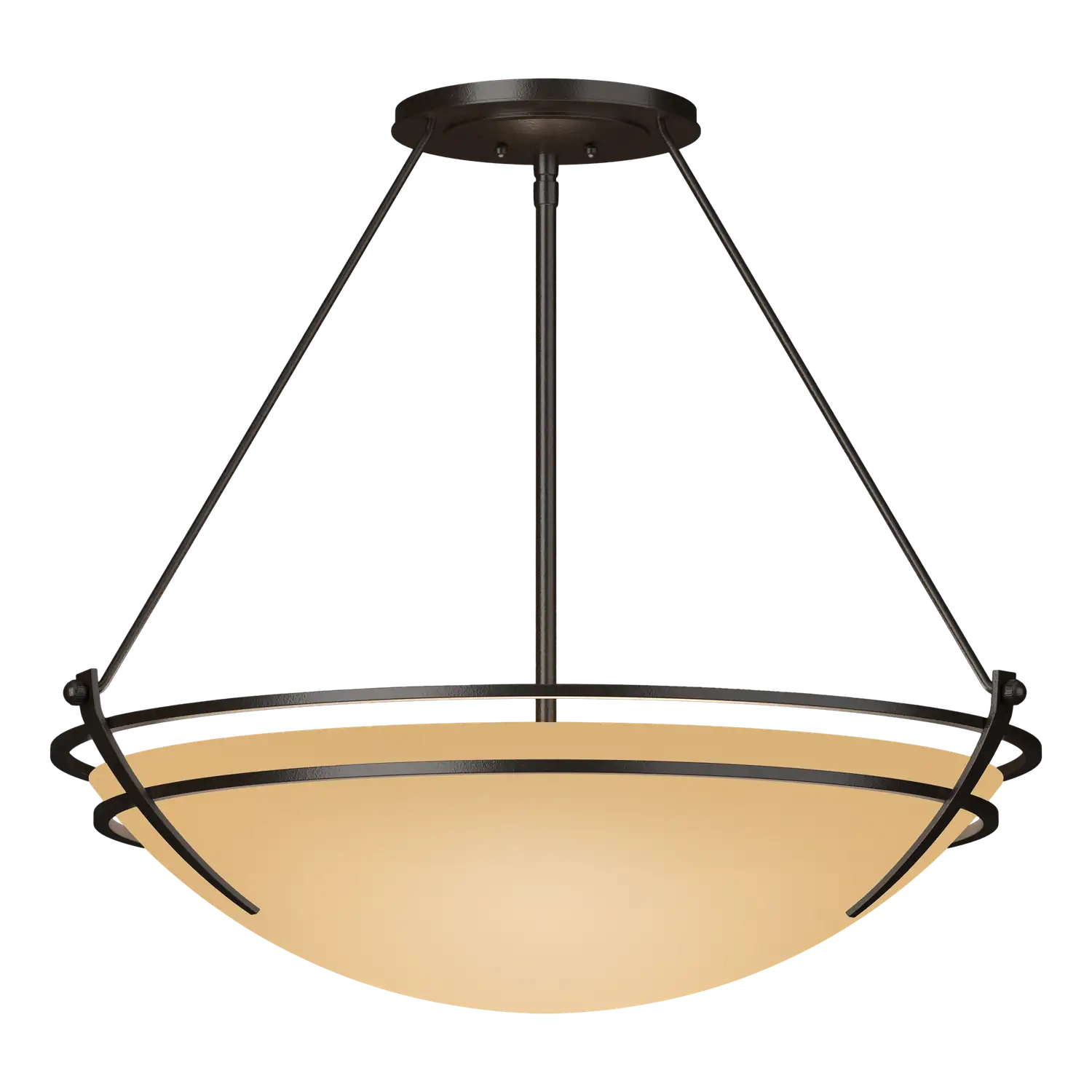 Hubbardton Forge, Presidio Tryne Semi-Flush, SEMI FLUSH MOUNT LIGHT