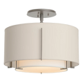 Hubbardton Forge, Exos Double Shade Semi-Flush, SEMI FLUSH MOUNT LIGHT