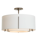 Hubbardton Forge, Exos Double Shade Semi-Flush, SEMI FLUSH MOUNT LIGHT