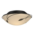 Hubbardton Forge, Forged Leaves Flush Mount, SEMI FLUSH MOUNT LIGHT