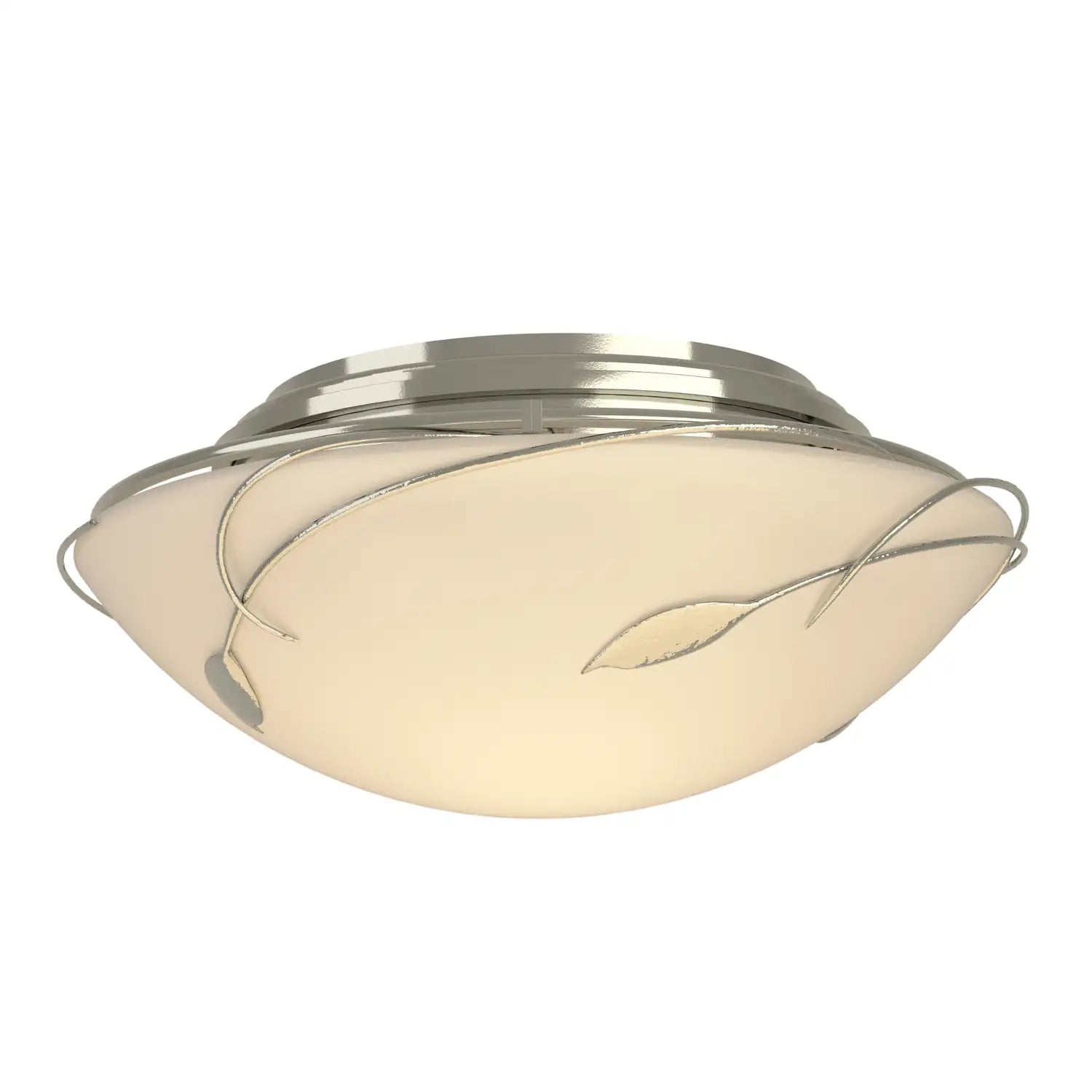 Hubbardton Forge, Forged Leaves Flush Mount, SEMI FLUSH MOUNT LIGHT
