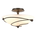 Hubbardton Forge, Forged Leaves Semi-Flush, SEMI FLUSH MOUNT LIGHT
