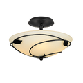 Hubbardton Forge, Forged Leaves Semi-Flush, SEMI FLUSH MOUNT LIGHT