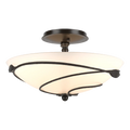 Hubbardton Forge, Forged Leaves Semi-Flush, SEMI FLUSH MOUNT LIGHT