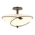 Hubbardton Forge, Forged Leaves Semi-Flush, SEMI FLUSH MOUNT LIGHT