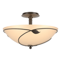 Hubbardton Forge, Forged Leaves Semi-Flush, SEMI FLUSH MOUNT LIGHT
