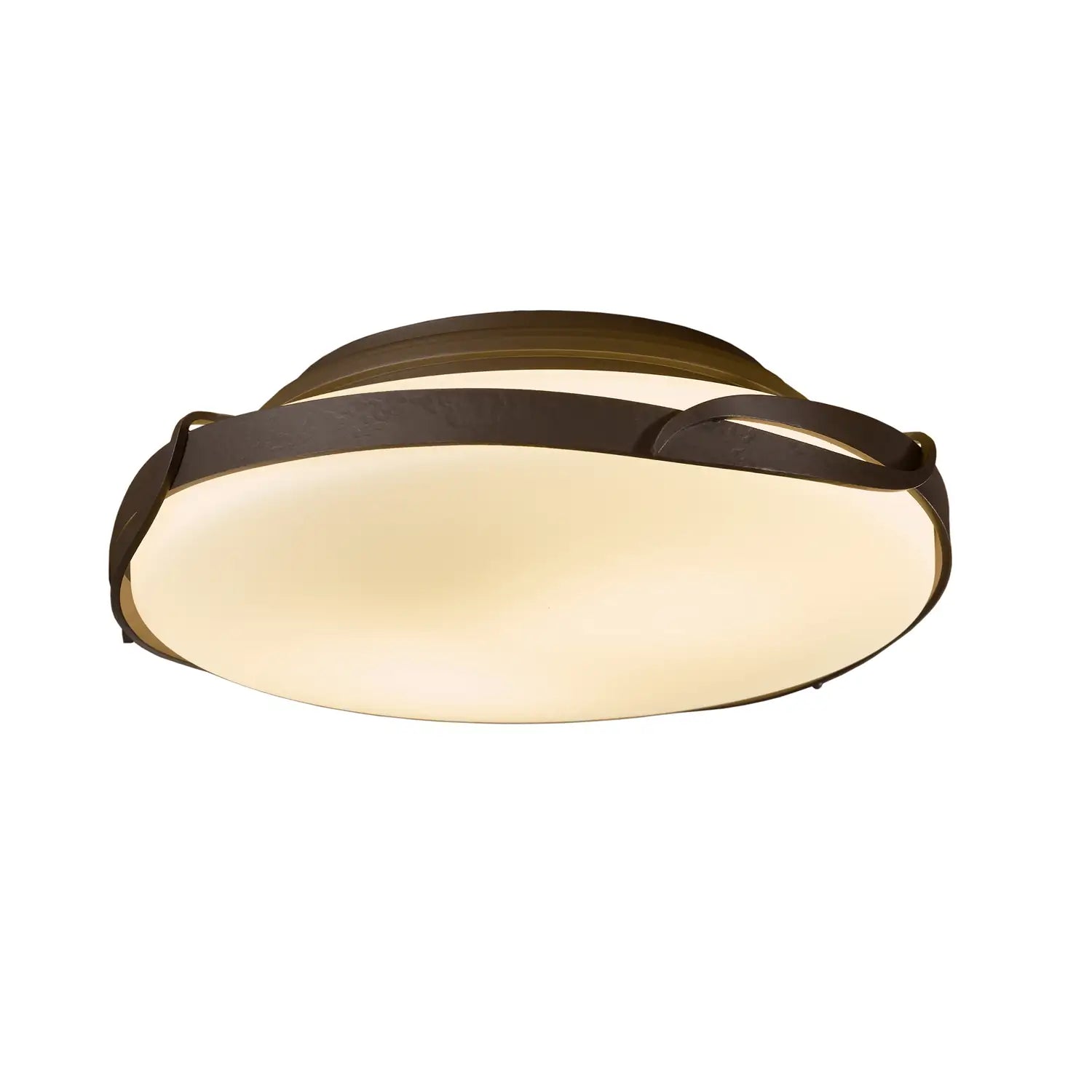 Hubbardton Forge, Flora Flush Mount, SEMI FLUSH MOUNT LIGHT