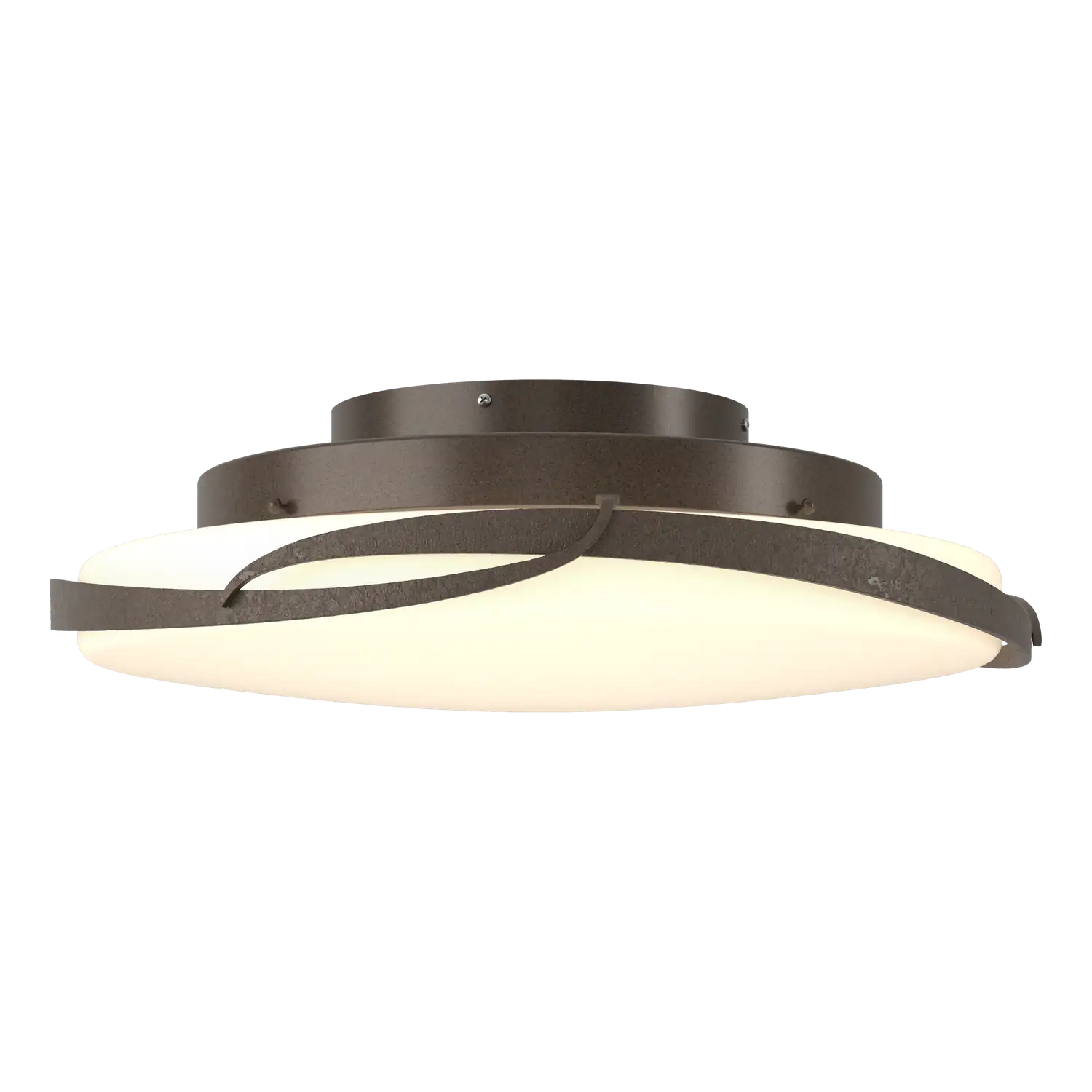 Hubbardton Forge, Flora LED Flush Mount, SEMI FLUSH MOUNT LIGHT