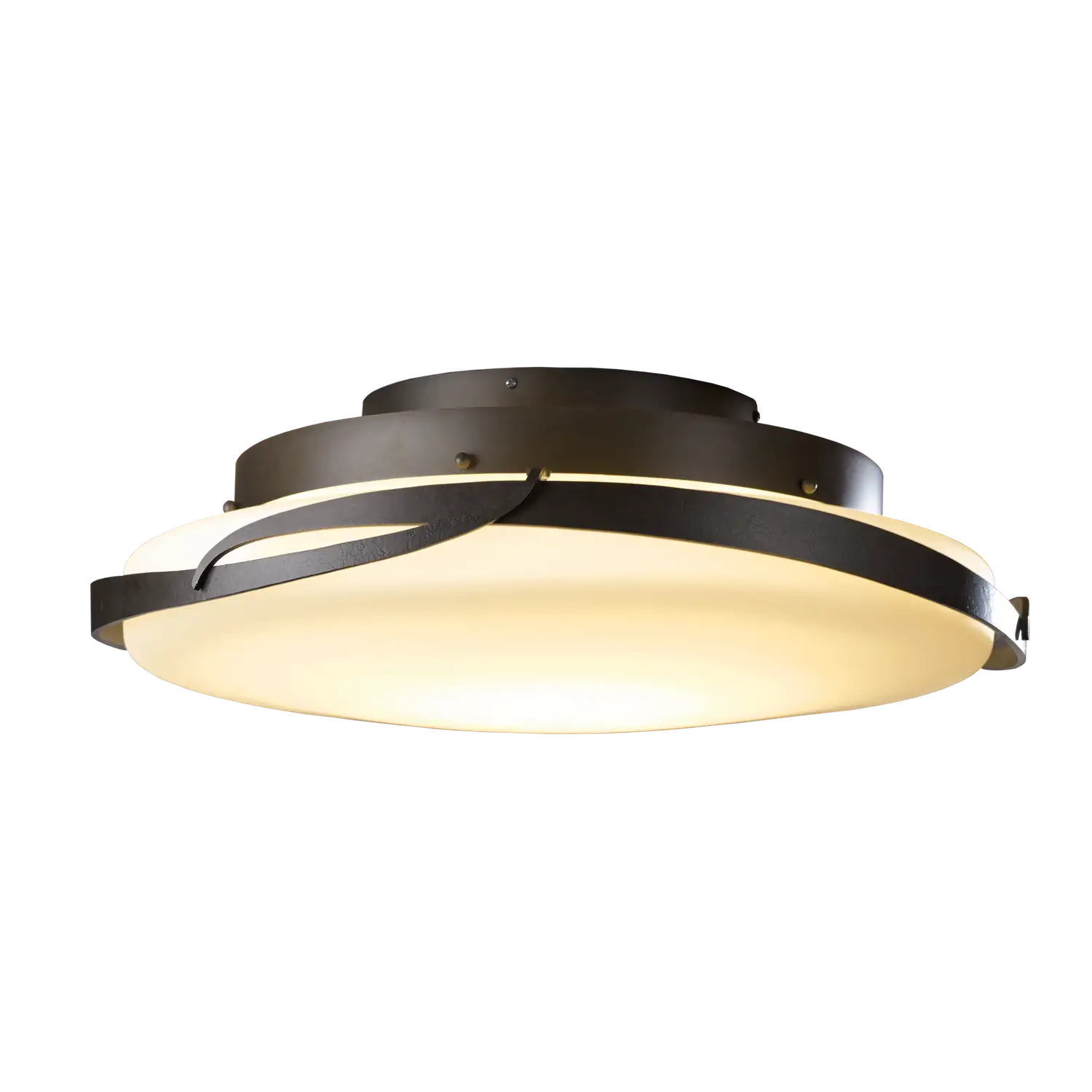 Hubbardton Forge, Flora LED Flush Mount, SEMI FLUSH MOUNT LIGHT
