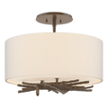 Hubbardton Forge, Brindille Semi-Flush, SEMI FLUSH MOUNT LIGHT