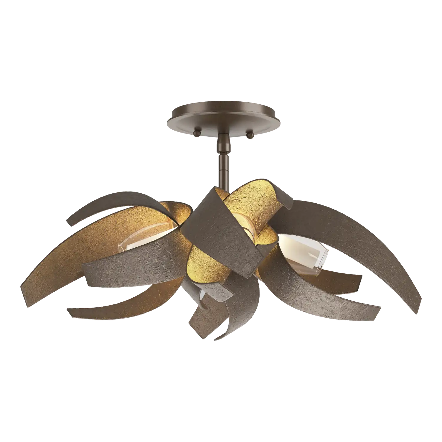 Hubbardton Forge, Corona Semi-Flush, SEMI FLUSH MOUNT LIGHT